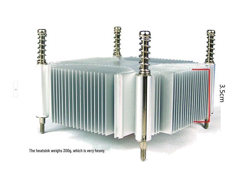 Intel Desktop CPU Cooling Fan with 4-Pin Temperature Control for 115X Sockets