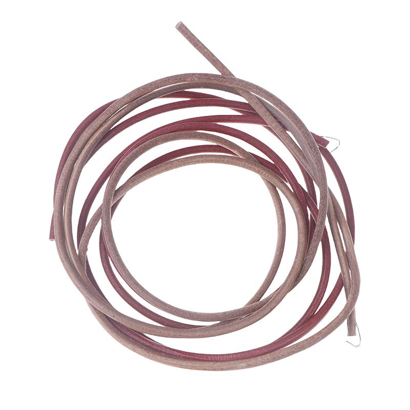 1Pc 183Cm Leather Belt Treadle Parts With Hook 3/16" 5Mm Easy Installment For Household Old Sewing Machines Accessory