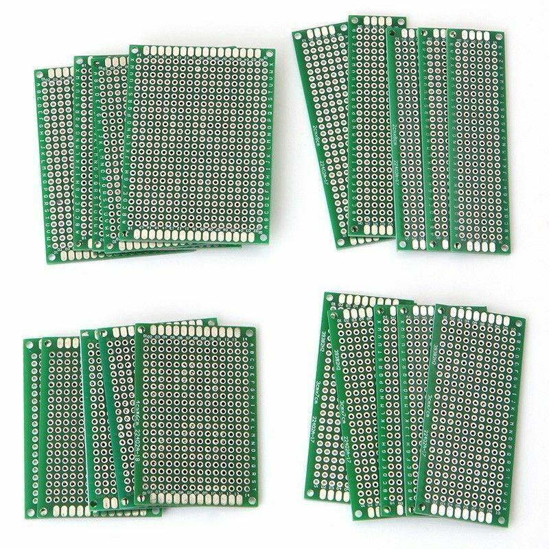 10BUC 9x15cm 8x12cm 7x9cm 6x8cm 5x7cm 4x6cm 3x7cm 2x8Cm Verde Placă de tablă cu pulverizare pe două fețe, placa universală PCB
