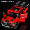 2025 New 1:32 Dodge RAM 1000 TRX Mammoth Picku Alloy Car Model Sound And Light Pull Back Children's Toy Collectibles Birthday Gift