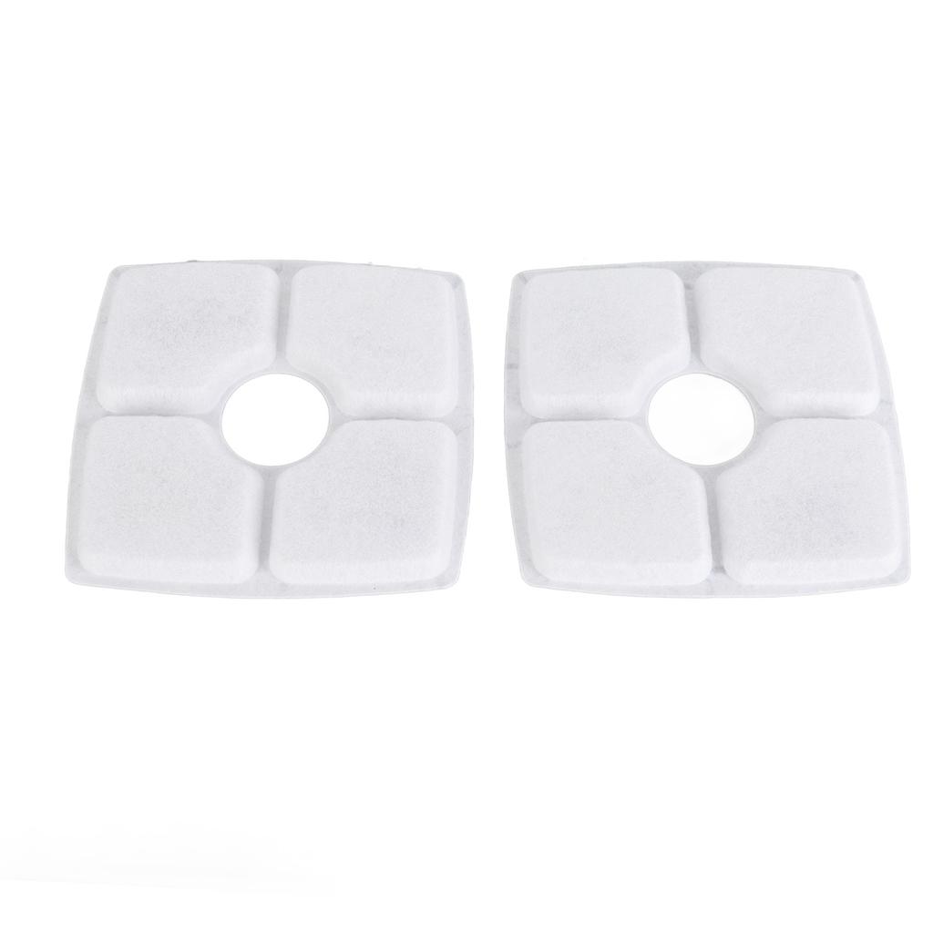 12Pcs Cat Water Fountain Filters Activated Carbon Cat Fountain Filter Replacement for Square Cat Water Fountain Inside