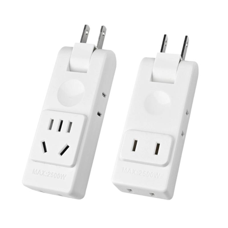 Wall Outlet Extension Electrical Socket 180 Degree Plug Adapter Mexico Canada Travel Adapter Portable Power Adapter