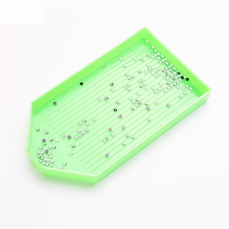 1Pc Diamond Painting Tray Plate Large Capacity Square Point Drill Embroidery Tool Diamond Embroidery Accessories