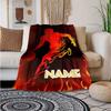 Basketball Enthusiast Customize Your Name Blanket Warm Comfortable And Soft Blankets Are Suitable For Home Lunch Break Blanket Office Sofa Sofa Gift