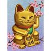 Japanese Lucky Cat Maneki Neko Cartoon Cute Animals Poster Canvas Painting Wall Art Pictures Restaurant Shop Home Decor