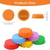 5/10/20Pcs Silicone Beer Bottle Caps Random Color Preservative Cover for Vinegar Soy Sealing Lid Wine Stopper Bar Accessories
