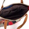 Leather Cowhide Bag Ethnic Style Color Splicing Contrasting Color Handmade Plaid Shoulder Messenger Bag Casual Women Bag