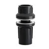 Aquarium Drain Line Connector Set for Pet Habitat Care, Screw-Lock Pipework Body with Seal Washers for Filter Line Work