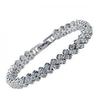 Women Rhinestone Inlaid Fashion Buckle Chain Bracelet Charming Bangle Jewelry Gift