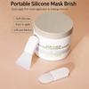 Pennello in Silicone per Maschera Facciale Pennelli per Crema all'Argilla Strumenti per la Cura della Pelle del Viso Applicatore per Maschera all'Argilla Strumento Fai-da-te