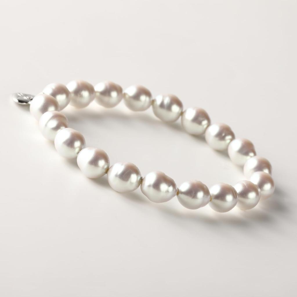 By Yumi Yumi Sienne Pearl Bracelet Coco for Ceremonial Made In Japan [MIONO] [Produced Katsura] Occasions, Simple, Popular, White, (Silver)