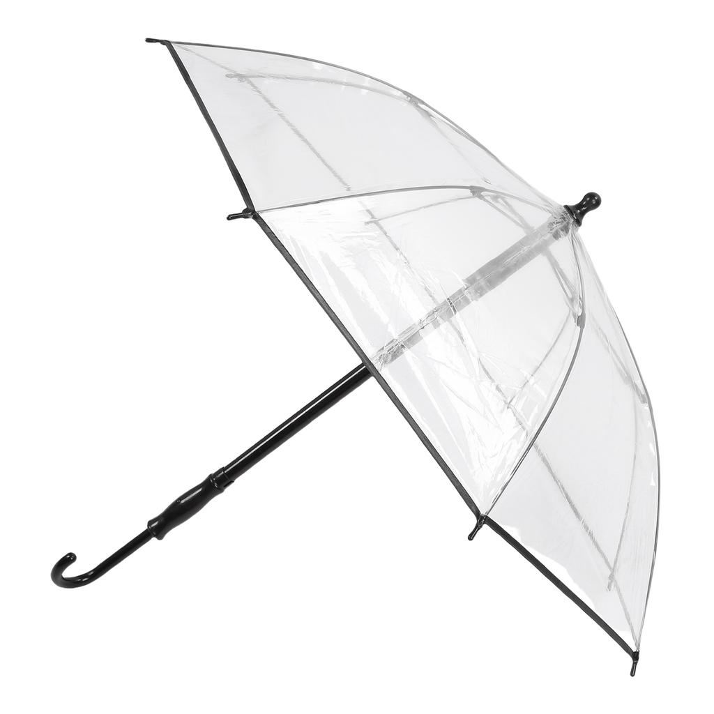 Water Spraying Umbrella Transparent Look Long Handle Multifunctional Summer Umbrella Toy for School Outdoor Beach