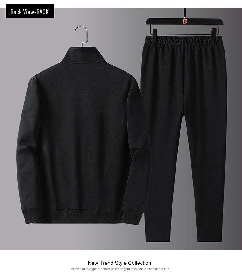 Trening sportiv de primăvară-toamnă pentru bărbați 2024: Set 3 piese pentru tată de vârstă mijlocie