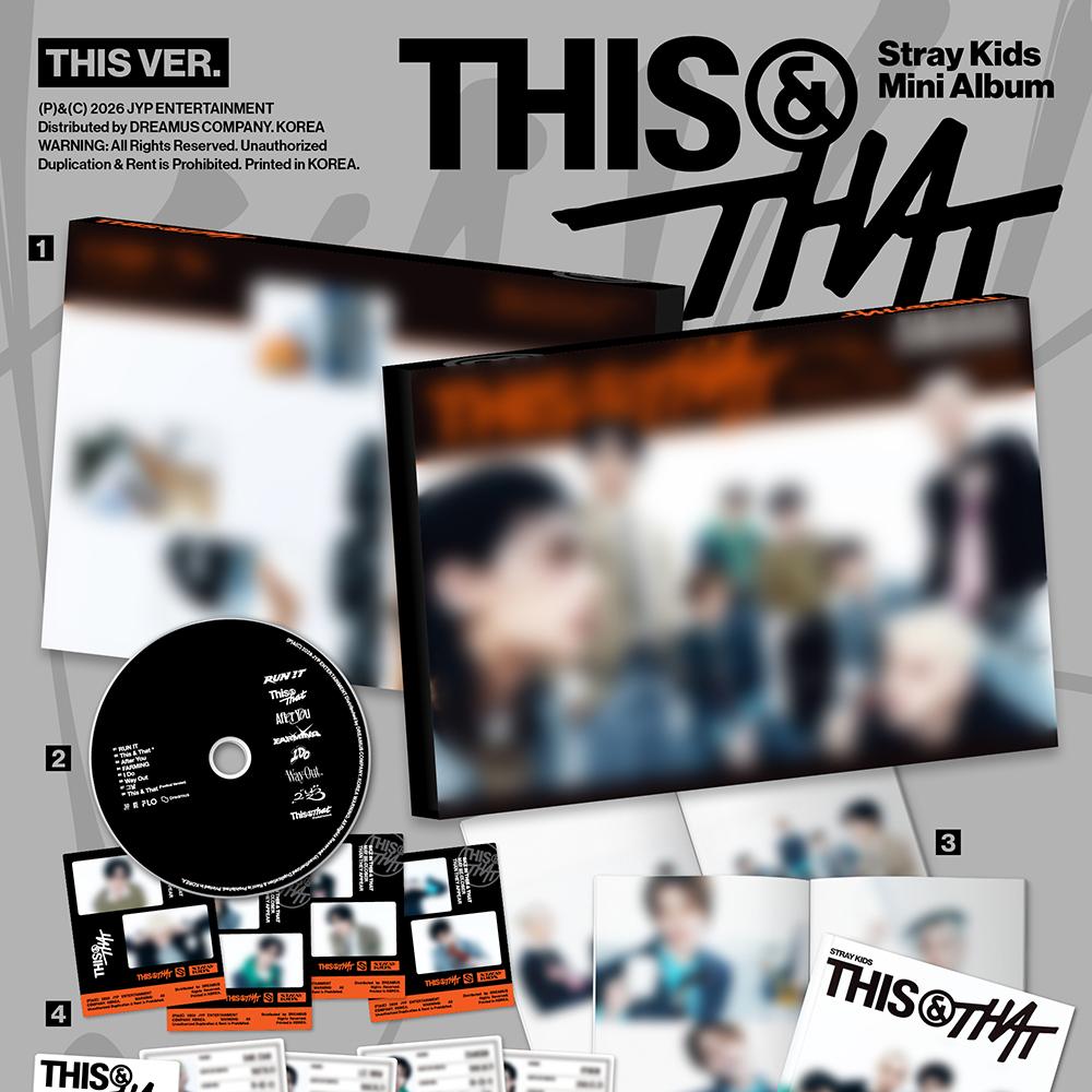 [POB] Stray Kids [THIS & THAT] Mini Album (THIS / THAT Ver.)