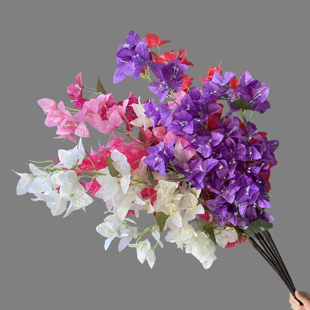 76cm Simulation Flower Real Touch Silk Flower Lifelike Fake Bougainvillea Spectabilis  Home