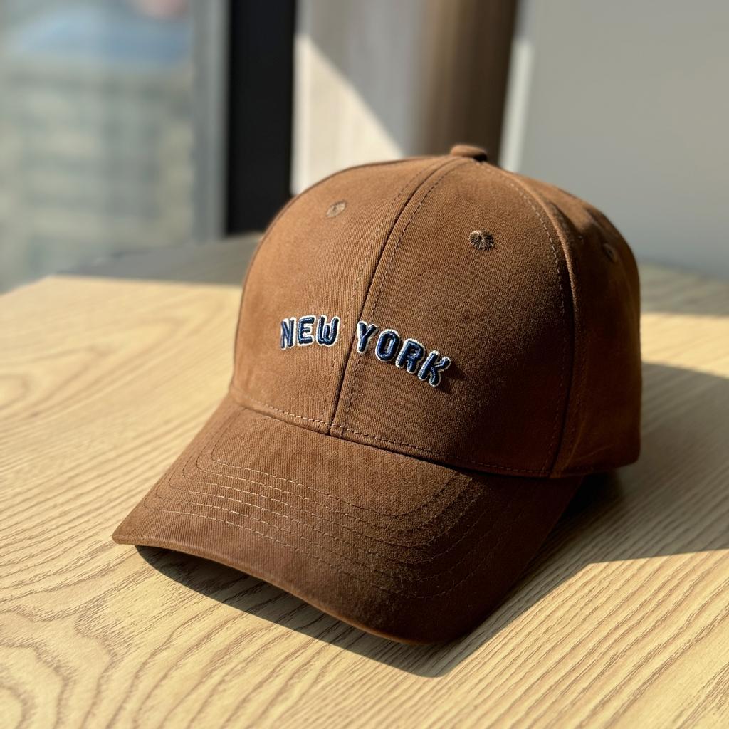 Korean-style Letter Embroidery Hard cap2026Trendy and Versatile Internet Celebrity Baseball Cap for Women, Sun Protection Hat for Men