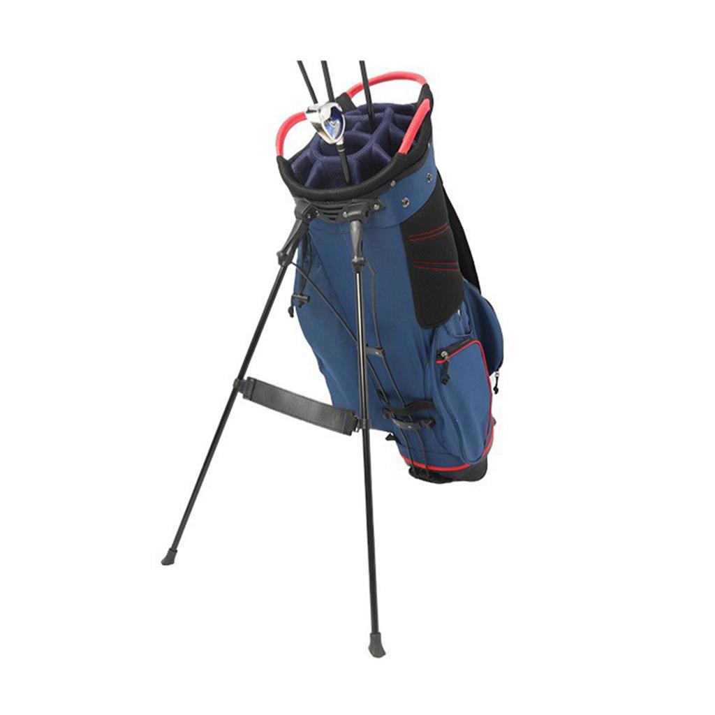 Justerbar golfbag med stativ Benstabiliseringsstropp Feste for golfbagstativ Brakett for golfbag Sokkeljustering Slitesterk