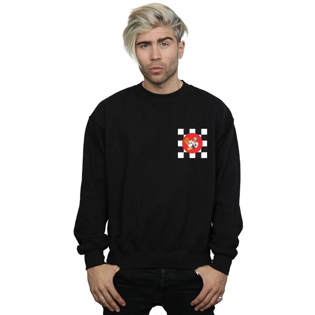 Disney Mens Donald Duck Karate Kick Sweatshirt