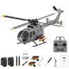 RC Helicopter Brushless Motor Single Propeller with 6 Axis Gyro, Altitude Hold, Light Stream Locating, Missile Bracket,