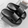 Unisex Summer Bathroom Slippers: Lightweight, Thick-Soled, Indoor Cool Shoes for Couples