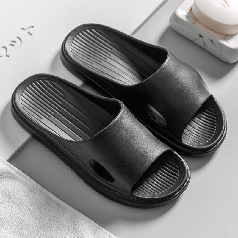 Unisex Summer Bathroom Slippers: Lightweight, Thick-Soled, Indoor Cool Shoes for Couples
