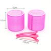 Hair Rollers Self Grip Hook Hair Curlers with Styling Clip Heatless Hairs Roller SalonDressing Curlers Sticky Hair Styling Tools