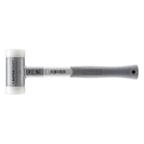 Rohmheld Halder Recoilless Super Craft Hammer, Fiberglass Handle, Nylon Head, White, Diameter 50, 3399.050