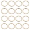 50pcs 7.5Cm Wooden Circle Discs Natural Round Wood Pieces For Diy Craft Pendant Coaster Decor Art Supplies Light Yellow