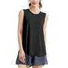 [Cloudstop] Women's Yoga Wear, Sports T-Shirt, Loose Fit, Fitness Wear Top, 2-Way, Sleeveless, Stretch, Sweat-Wicking, Quick-Drying, Training,