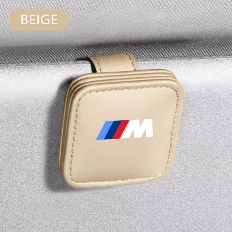 Bilglasögonhållare Solglasögonklämma Glasögonfodral Kortklämma Biltillbehör För BMW M M3 M5 X1 X3 X5 X6 E90 E91 E92 E93 M3 E60