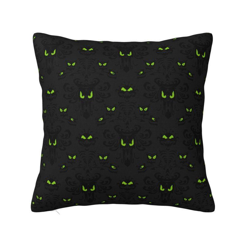 Custom Halloween Haunted Mansion Pillow Case 40x40cm Cushion Cover Decoration Salon Square Pillowcase