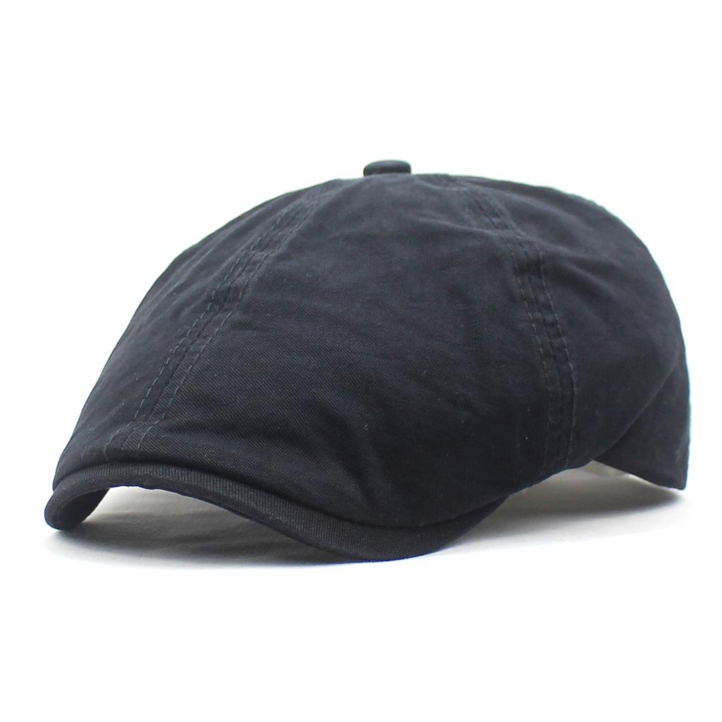New solid color beret men's and women's fashion forward hat cotton cap summer visor