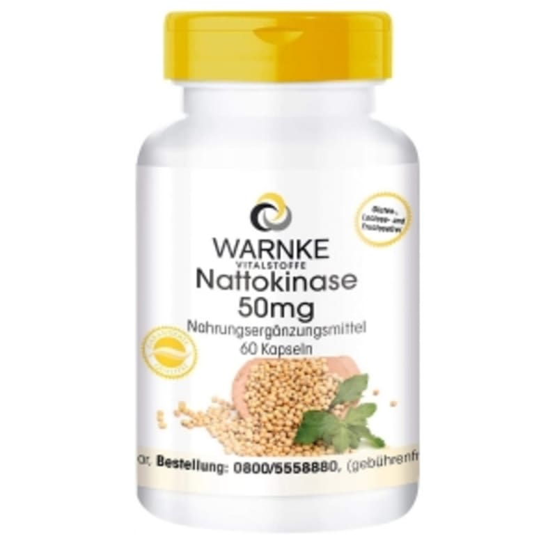 Warnke Nattokinase 50 Mg, 60 Capsules