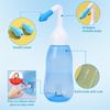 Manual Valve Nasal Irrigation Bottle with 240ml Large Capacity. Fragrance-free and Skin-friendly Design, Reliable Personal Tool