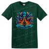 Pirate Ship Skull T Shirt Anime Ocean Waves Fantasy Adventure Graphic Art Tee