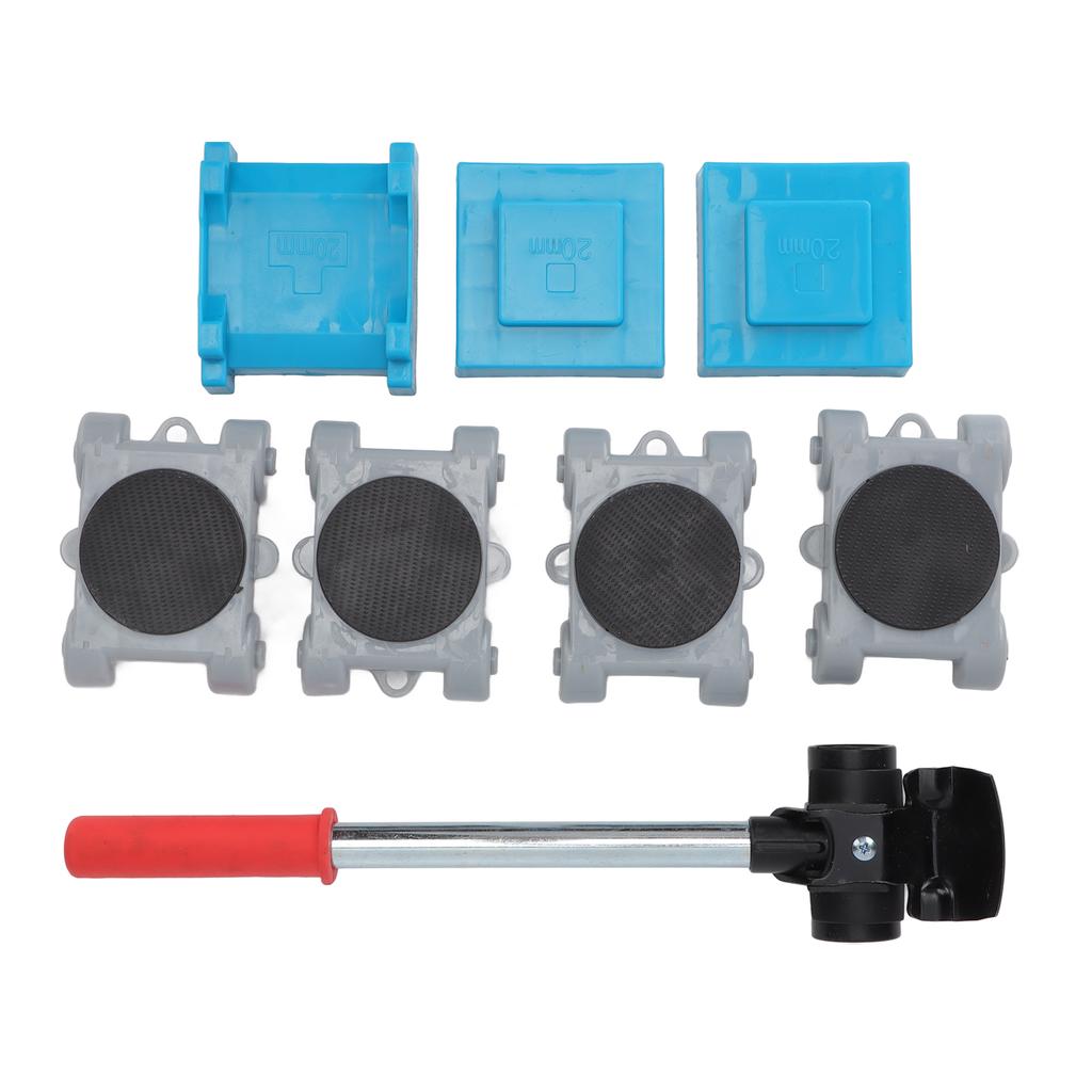 8pcs Furniture Mover Easy Moving 360 Degree Rotation Wheels Furniture Slides Kit for Heavy Loads