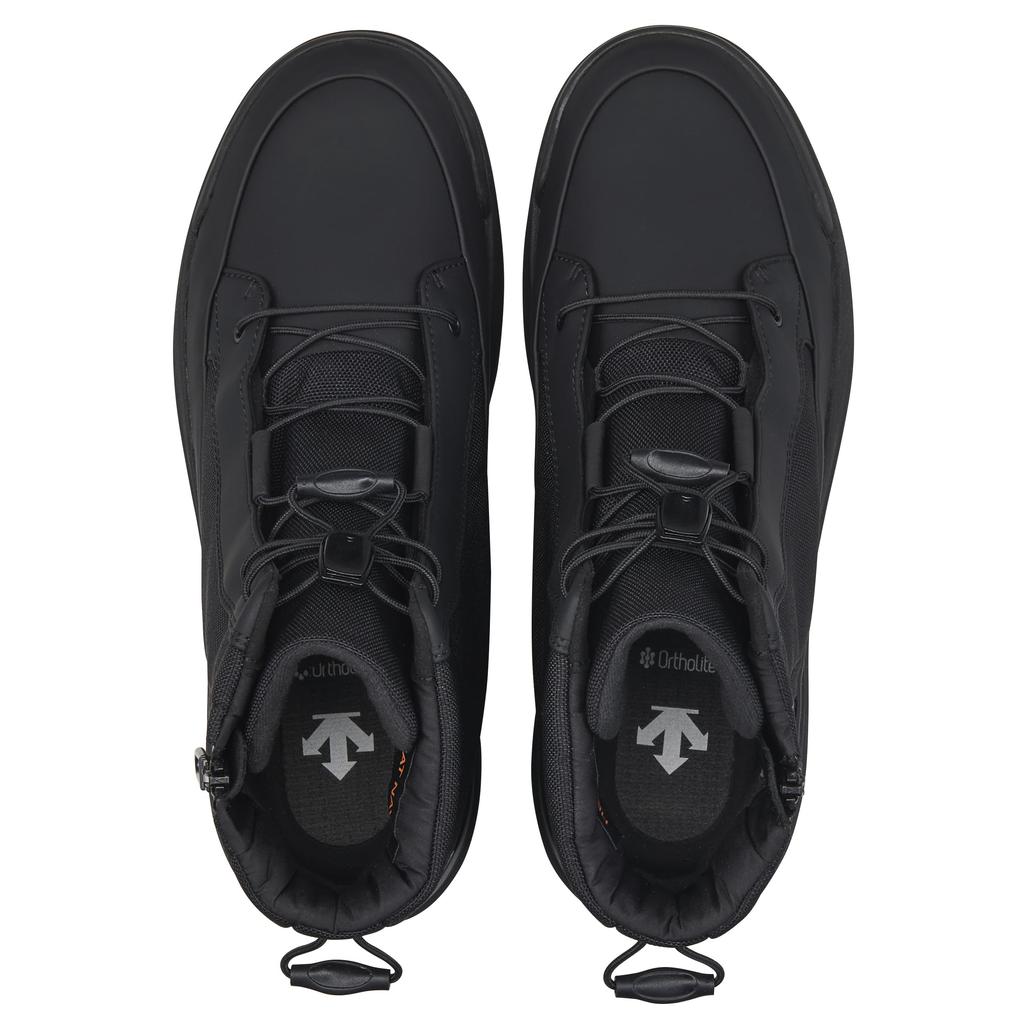 Descente DTRACE Snø Vinter Kald Vanntett Vibram Arctic Grip Borrelås Ortholite Svarte Støvler, Støvler, Vær, Design, AT, HeatNavi, Varm, Innersåle,