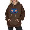 Women's Fashion Long-Sleeve Pullover Hoodie with Fun Movie-Inspired Prints