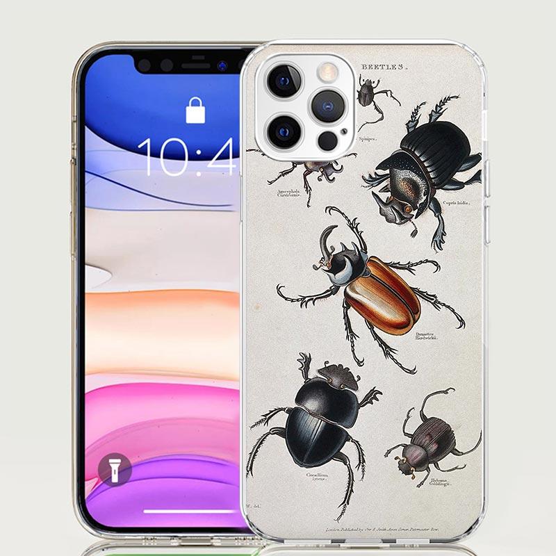 Bugs Bees Scientific Decomposition Phone Case For iPhone 17 Air 16 15 Plus 11 14 Pro Max 13 Mini 12 7 8 + SE Pattern Art Customi
