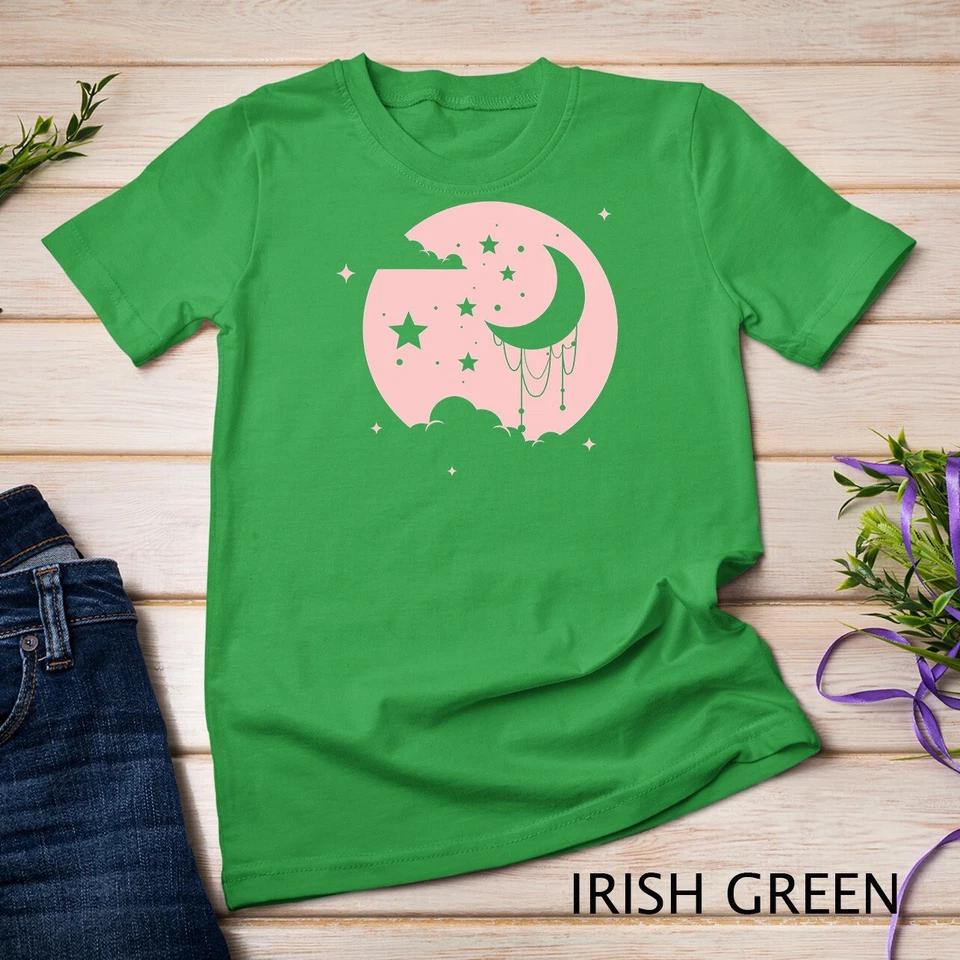 Kawaii Cute Pastel Goth Moon T-Shirt Unisex T-shirt 4 XL