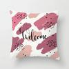 Inspirational Phrases Double-sided Printed Pillow Cover Short Plush Suitable Living Rooms Bedrooms Sofas Throw Cushion Cover