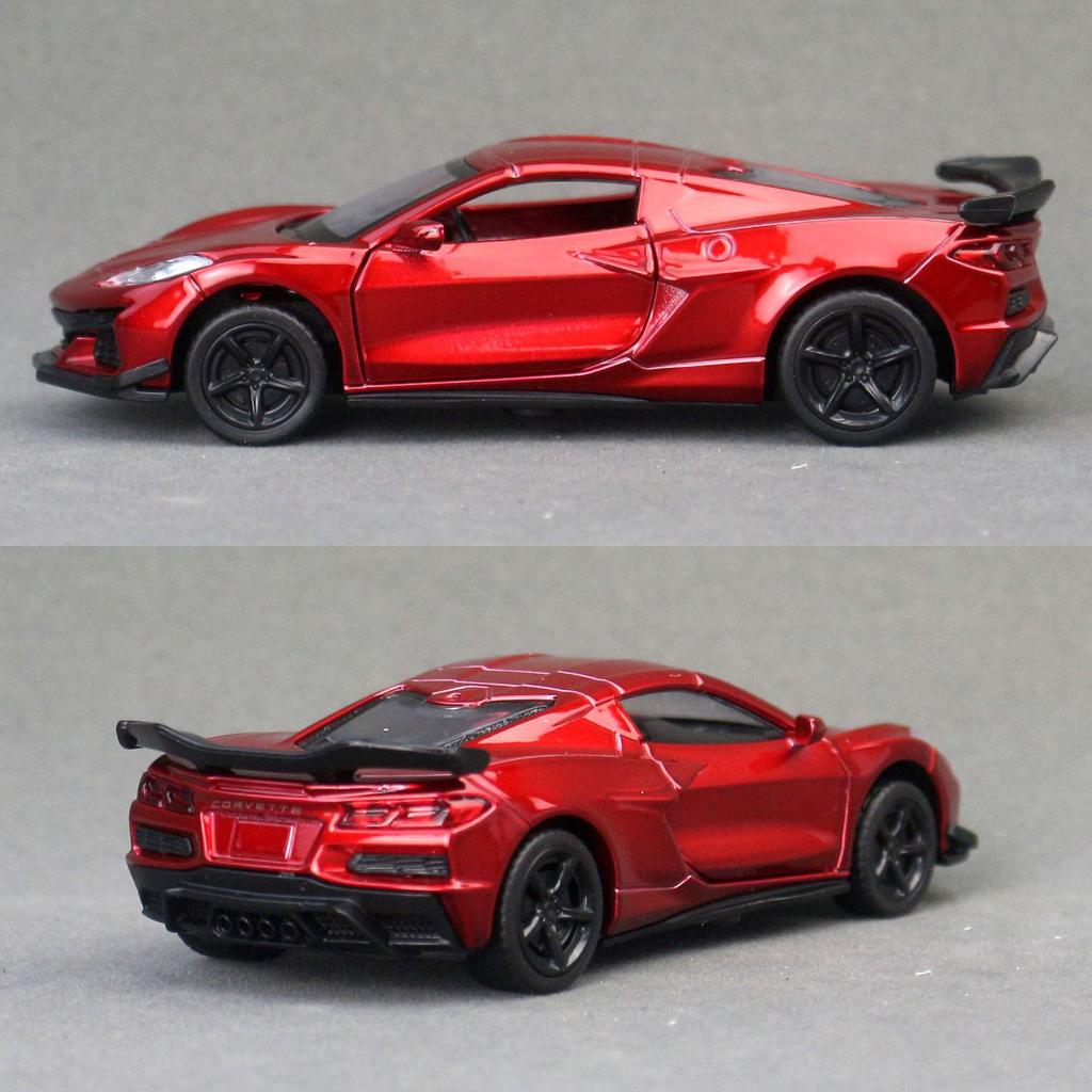 1/41 Chevrolet Corvette Z06 Alloy Scale Car Model Diecast Toy Vehicles Metal Car Collectiion Children's Toy Vehicles Gift