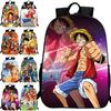 Durable And Fashionable Anime One Piece Monkey D. Luffy Travel Bookbag For Students