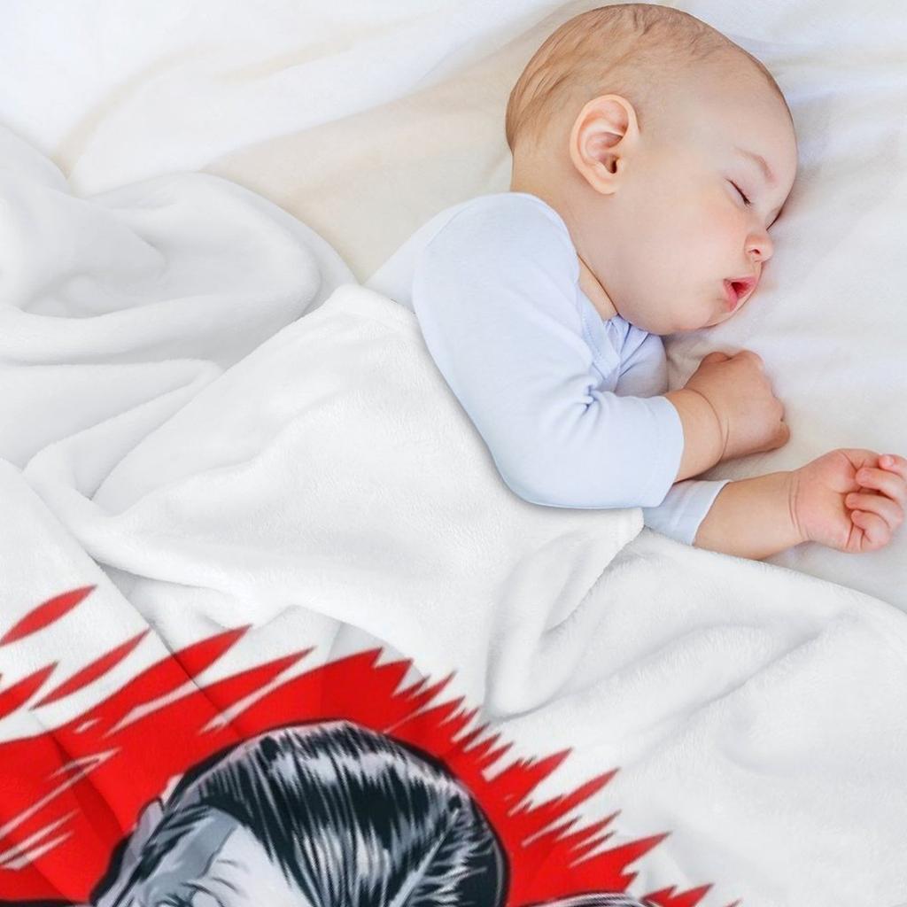 Jack Teagarden - An illustration by Paul Cemmick Throw Blanket Softest Quilt Thermal Soft Plaid Blankets