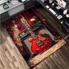 1Pc Guitar Print Rug - home decoration Carpet For Living Room Bedroom Flooring Computer Chair Area Rug