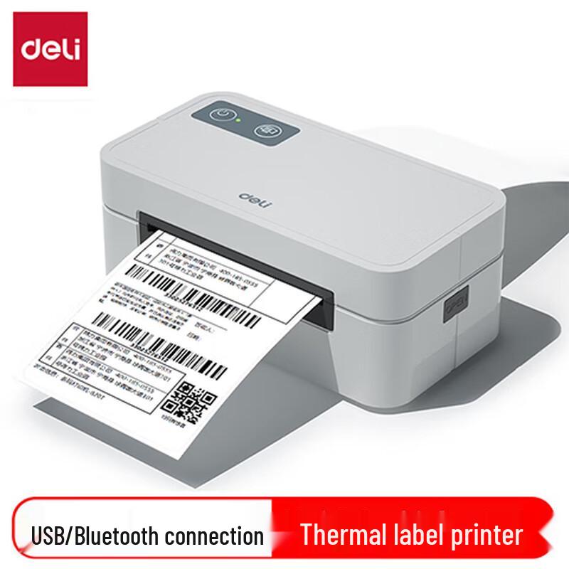 Deli GE430W Thermal Label Printer 80mm CN plug (adapter included)