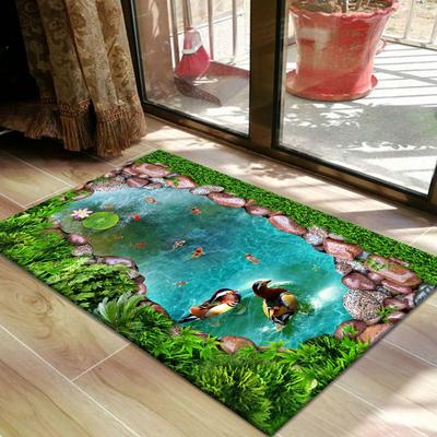 3D Absorbent Floor Mat - Perfect for Entryways, Bedrooms, Bathrooms, and Kitchens