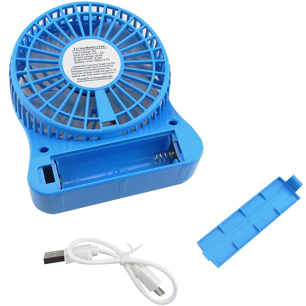 Portable Mini Fan USB Rechargeable Fan with LED Light Handheld Speed Adjustable Fan uygun
