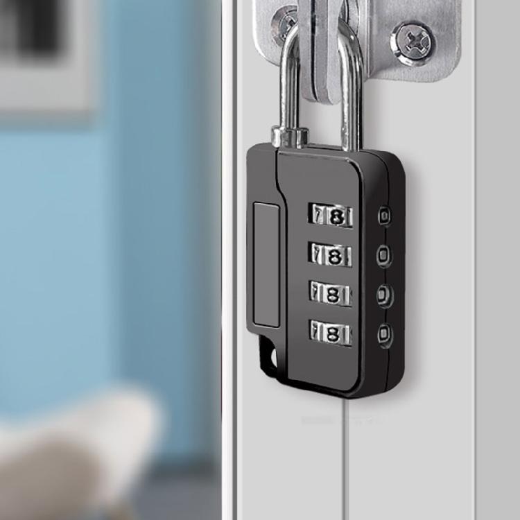 4Digit Combination Lock Small Padlock Portable Password Lock Luggage Lock