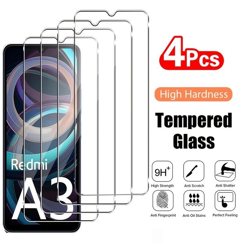 4pcs Tempered Glass for XiaoMi Redmi A3 REDMI A4 A5 A2 A1 Screen Protector Anti-Scratch Case Friendly Clear HD 9H Hardness Glass